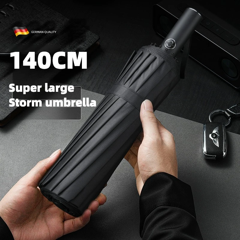 Golf Umbrella Large - Super duży 140CM automatyczny składany parasol
