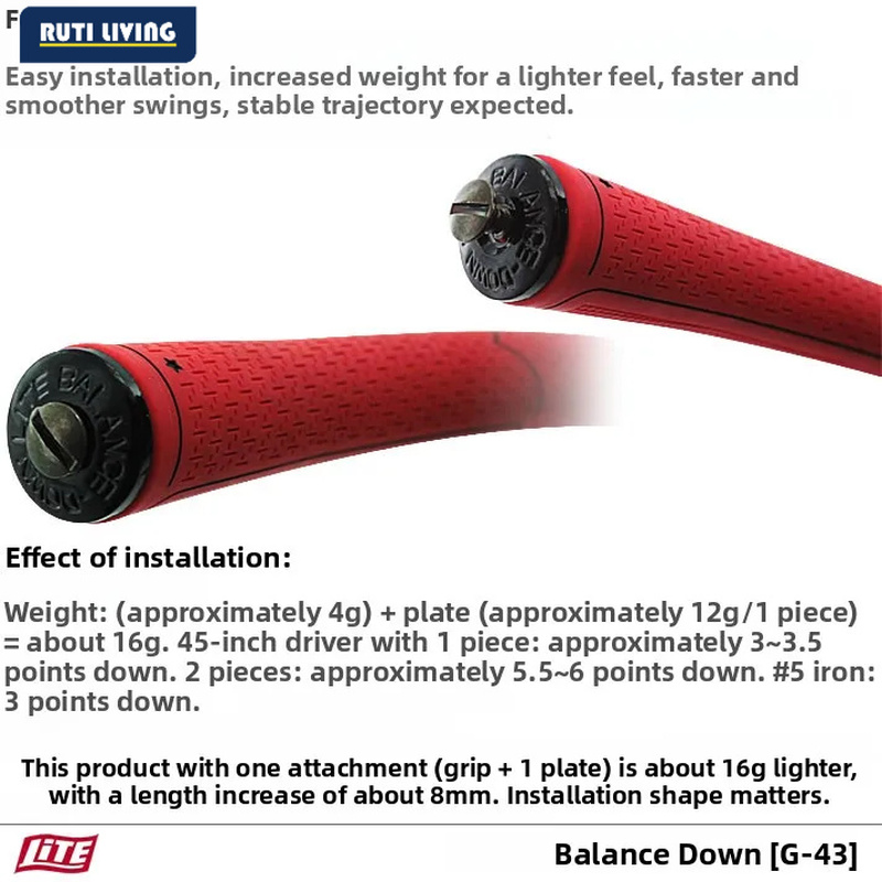 Oryginalne obciążniki do uchwy – Golf Equipment Weight recenzja i cena